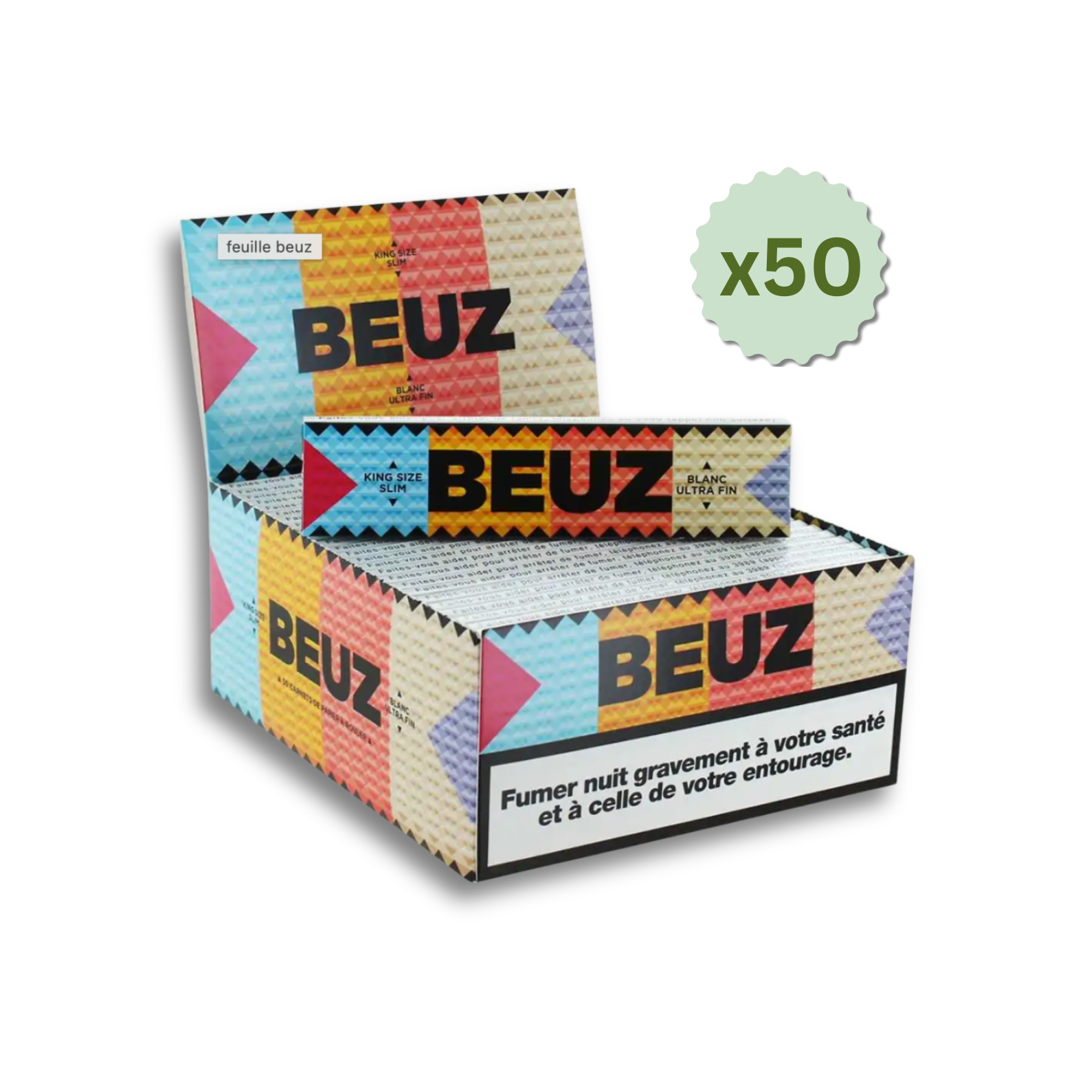 50 paquets blanchies